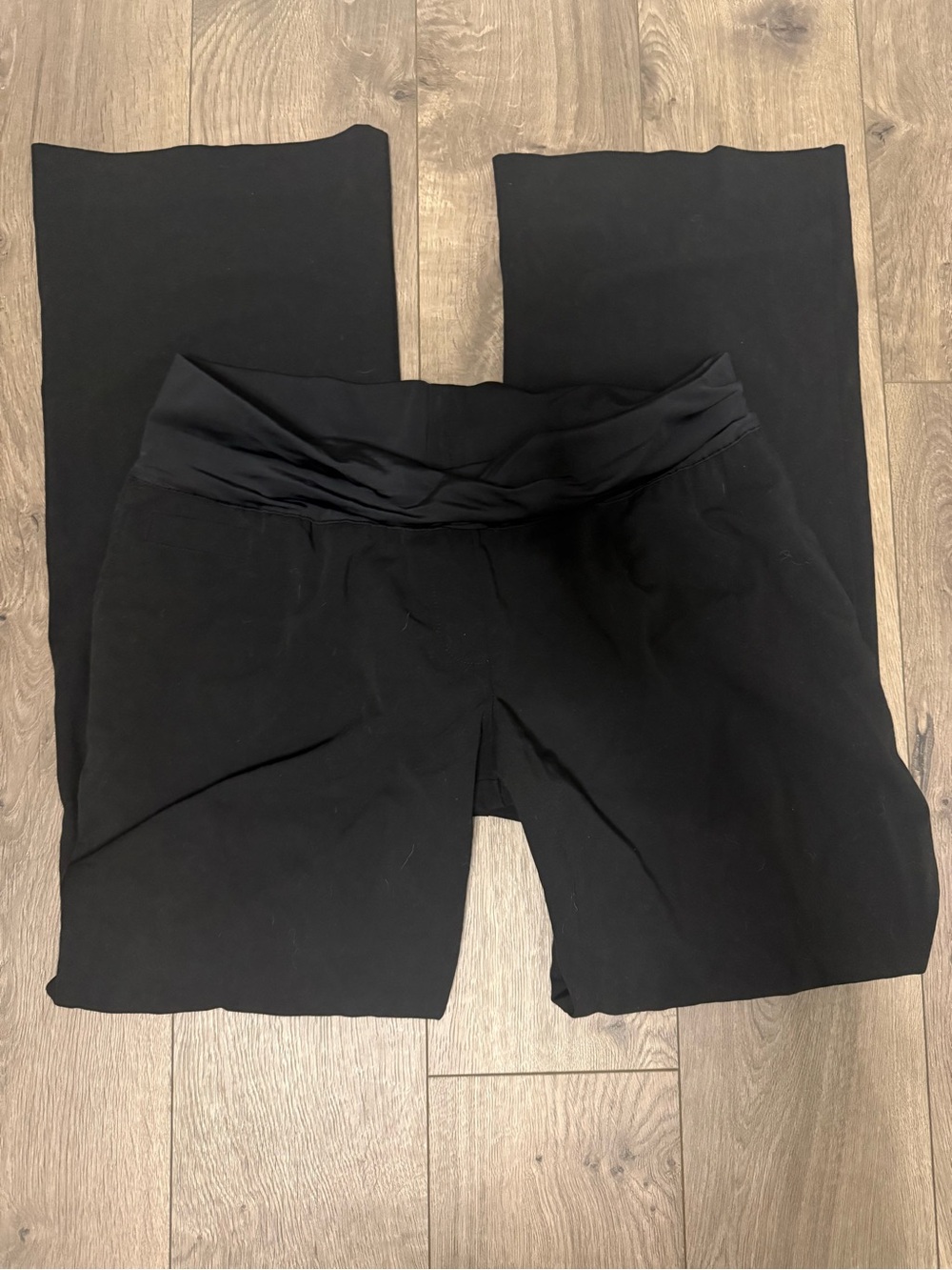 Liz Lange Black Maternity Wide-Leg Pants
